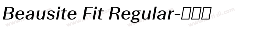 Beausite Fit Regular字体转换 Beausite Fit Regular字体转换